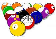 Set of billiard balls, 15 balls